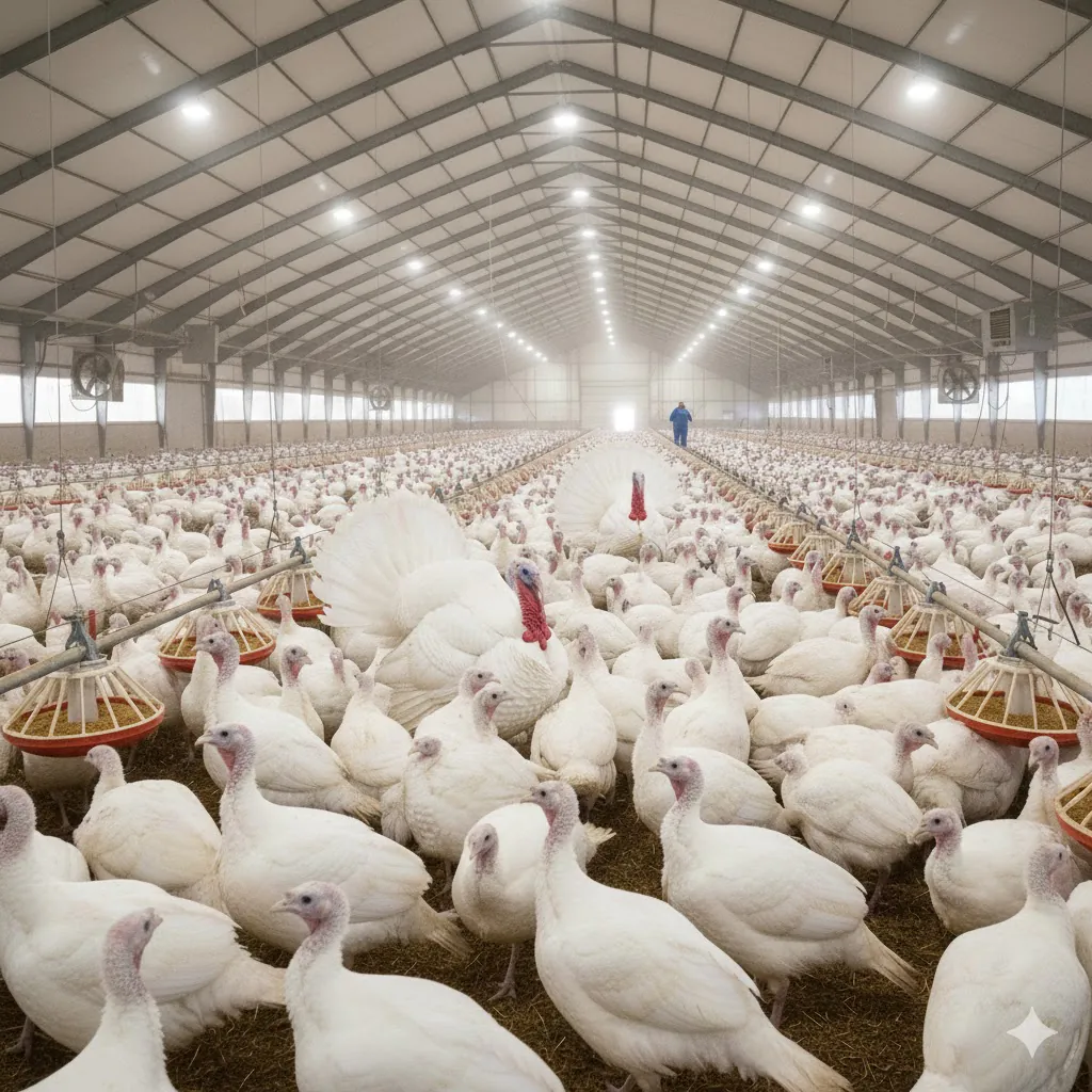 التربية الناجحة لكتاكيت الديك الرومي